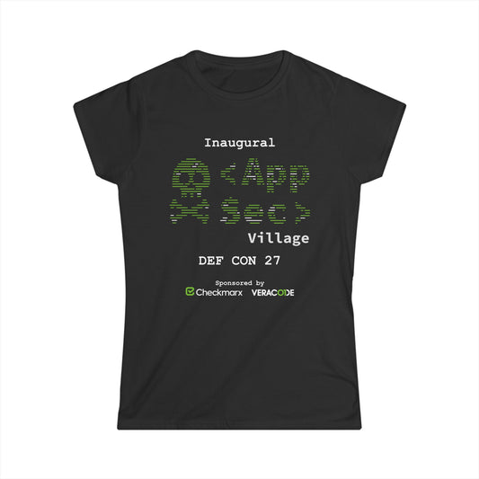 Inaugural AppSec Village @ DEF CON 27 Women's Graphic Tee