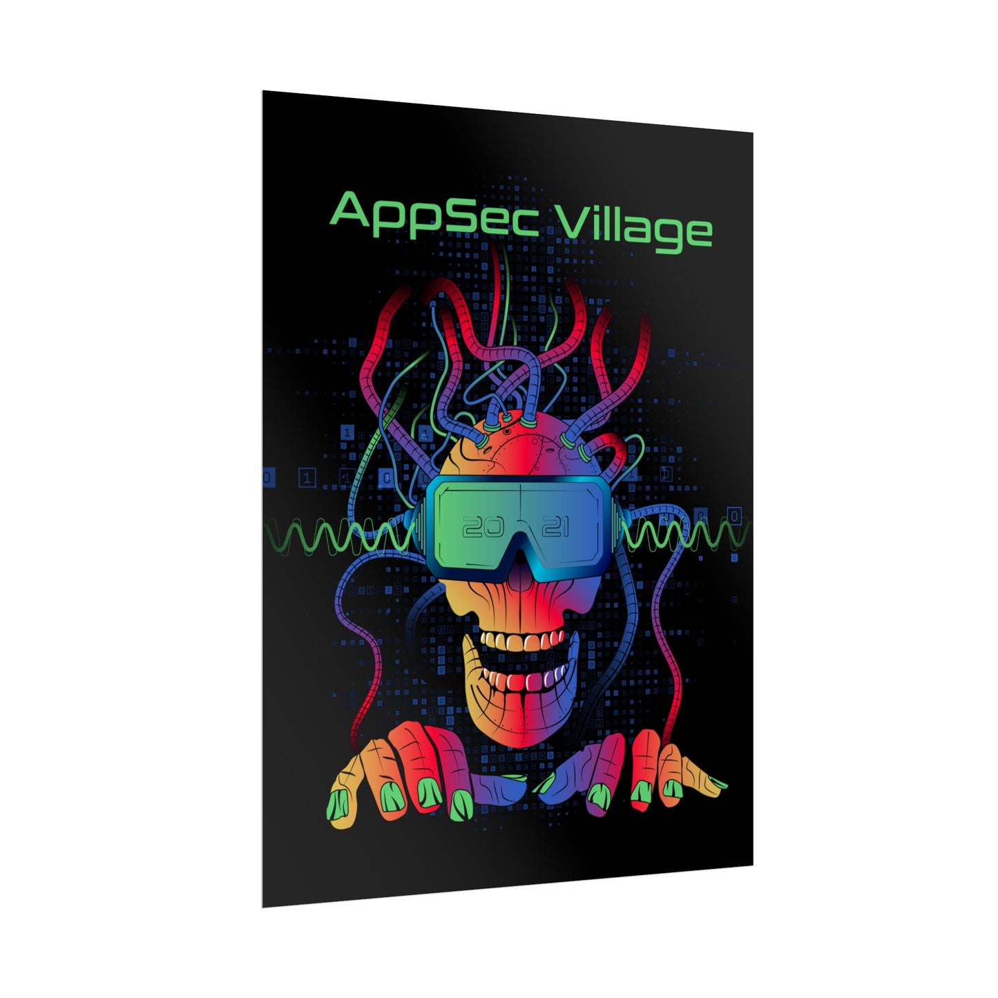 AppSec Village @ DEF CON 29 Art Poster
