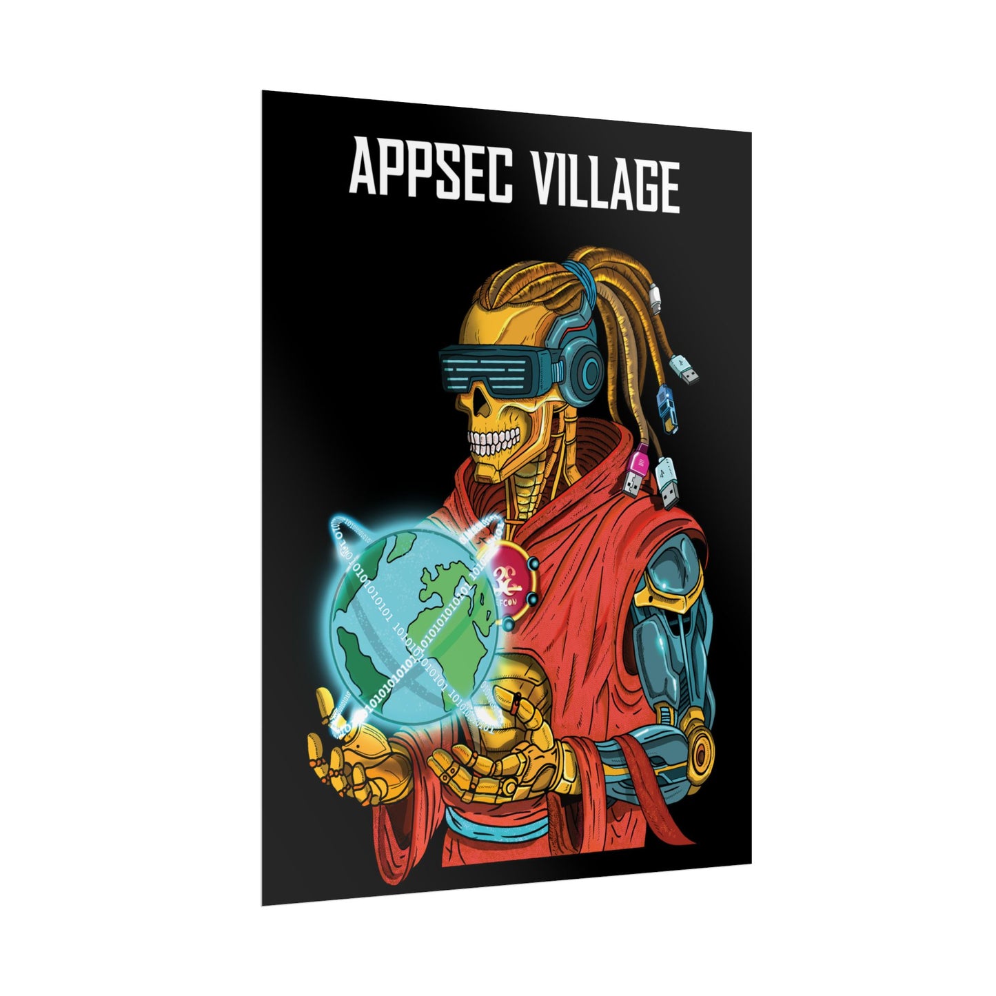 AppSec Village @ DEF CON 33 Art Poster