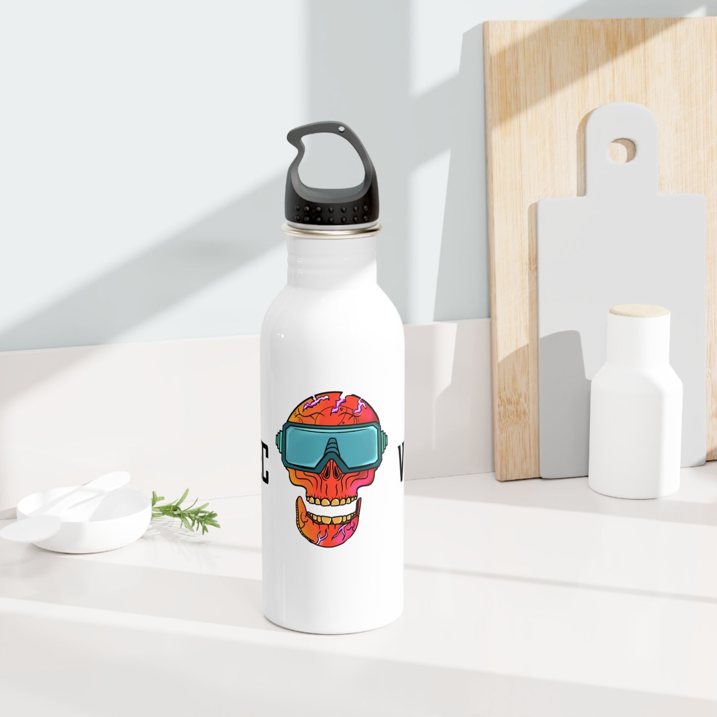 Stay Hydrated with AppSec Water Bottle, Colorful Stainless Steel Flask for Hydration, Gift for Gamers, Travel, Festivals, Outdoor Adventures