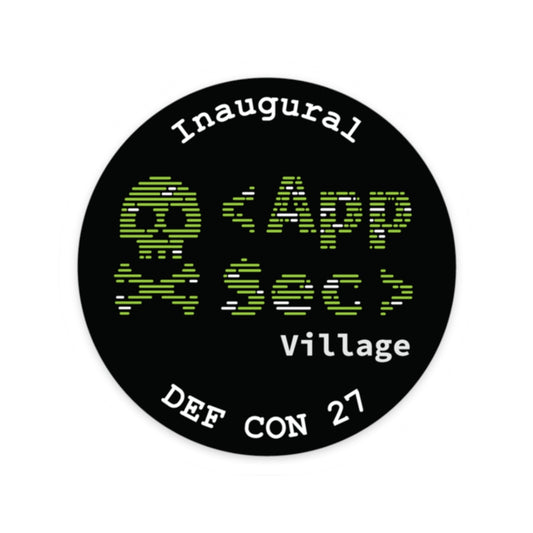 AppSec Village @ DEF CON 27 Sticker