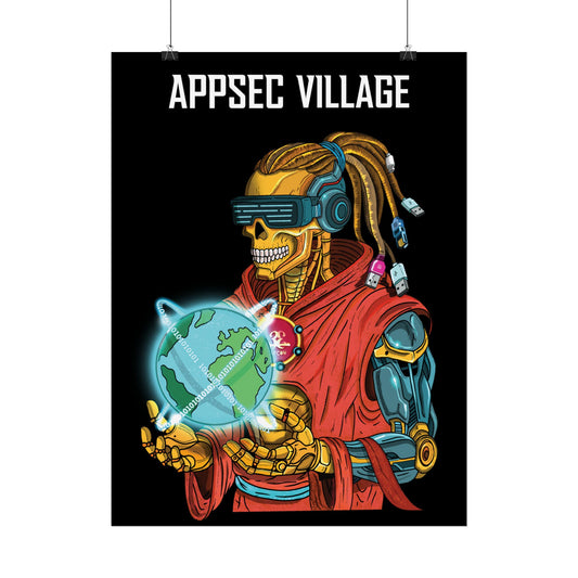 AppSec Village @ DEF CON 33 Art Poster