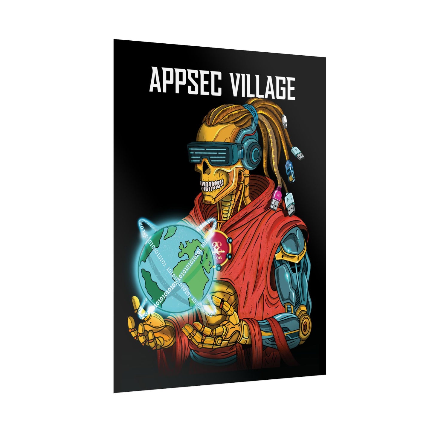 AppSec Village @ DEF CON 33 Art Poster