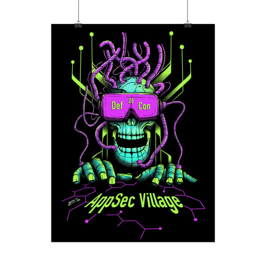 AppSec Village @ DEF CON 28 Art Poster