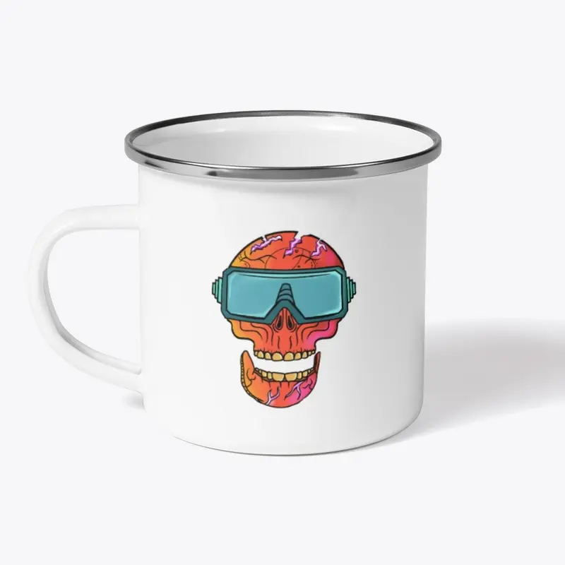 Graphic Camping Mug