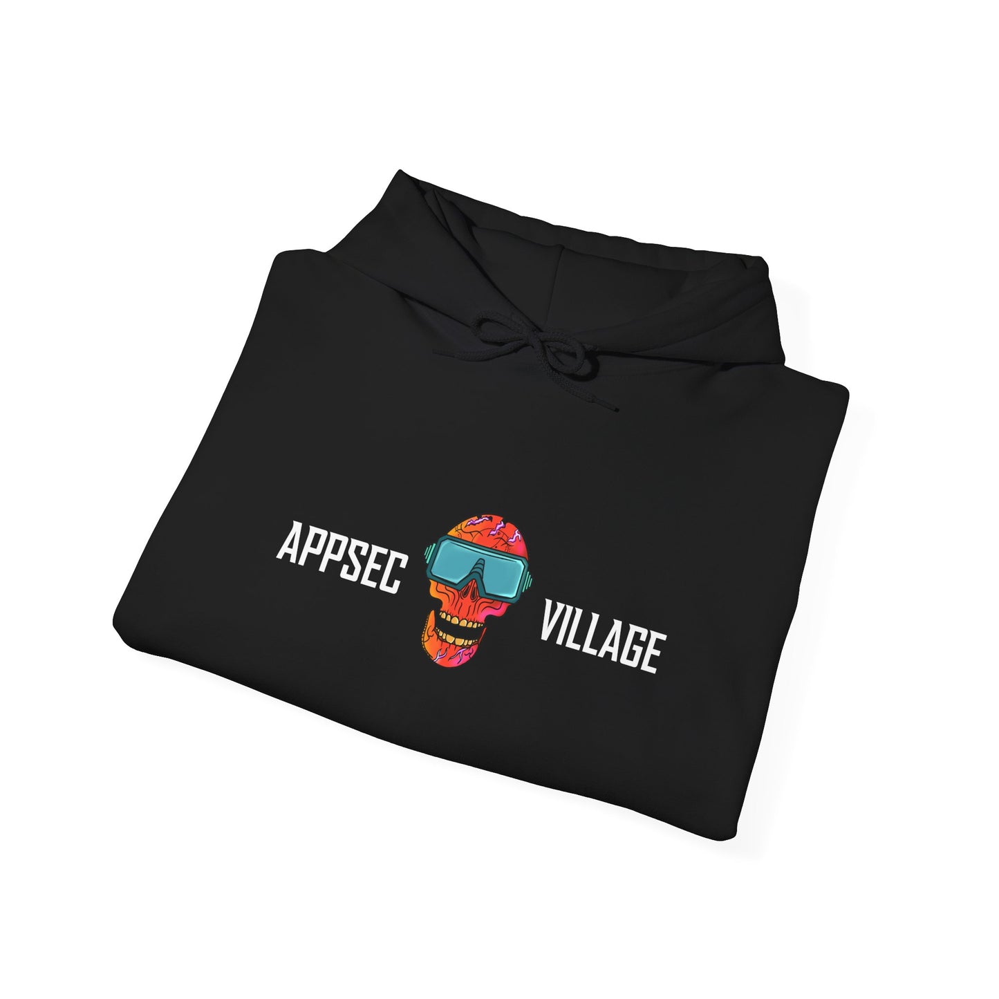 AppSec Village Hoodie | Unisex Heavy Blend Sweatshirt, Casual Wear, Tech Lover Gift, Geek Culture Hoodie, Festive Attire