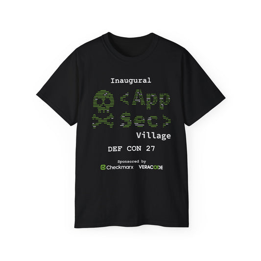 Inaugural AppSec Village @ DEF CON 27 Graphic tee