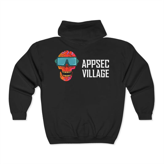 AppSec Village Zip Hoodie - Unisex Heavy Blend™ Sweatshirt for Tech Lovers, Perfect for Conferences, Casual Wear, Gift for [...]