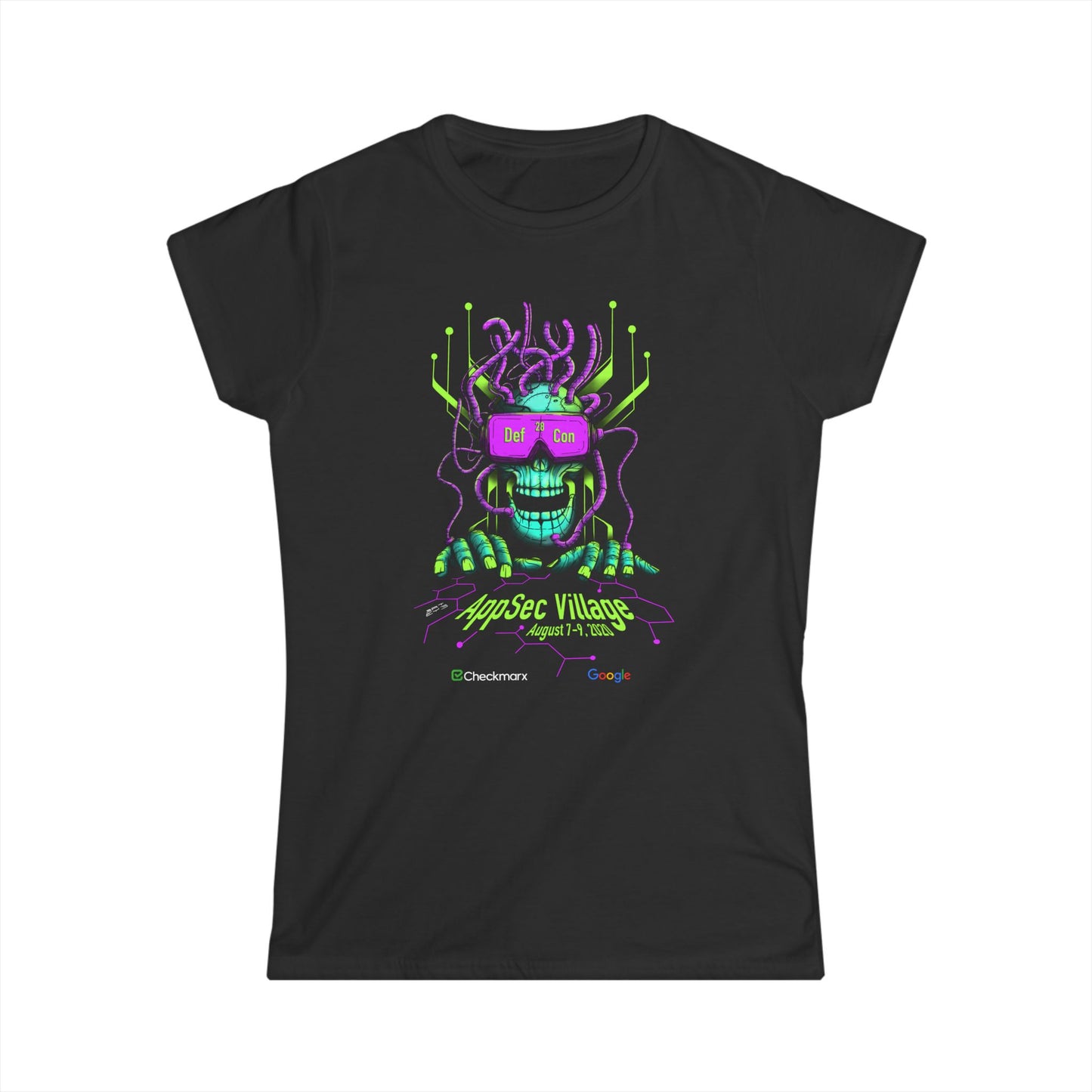 AppSec Village @ DEF CON 28 Women's Graphic Tee