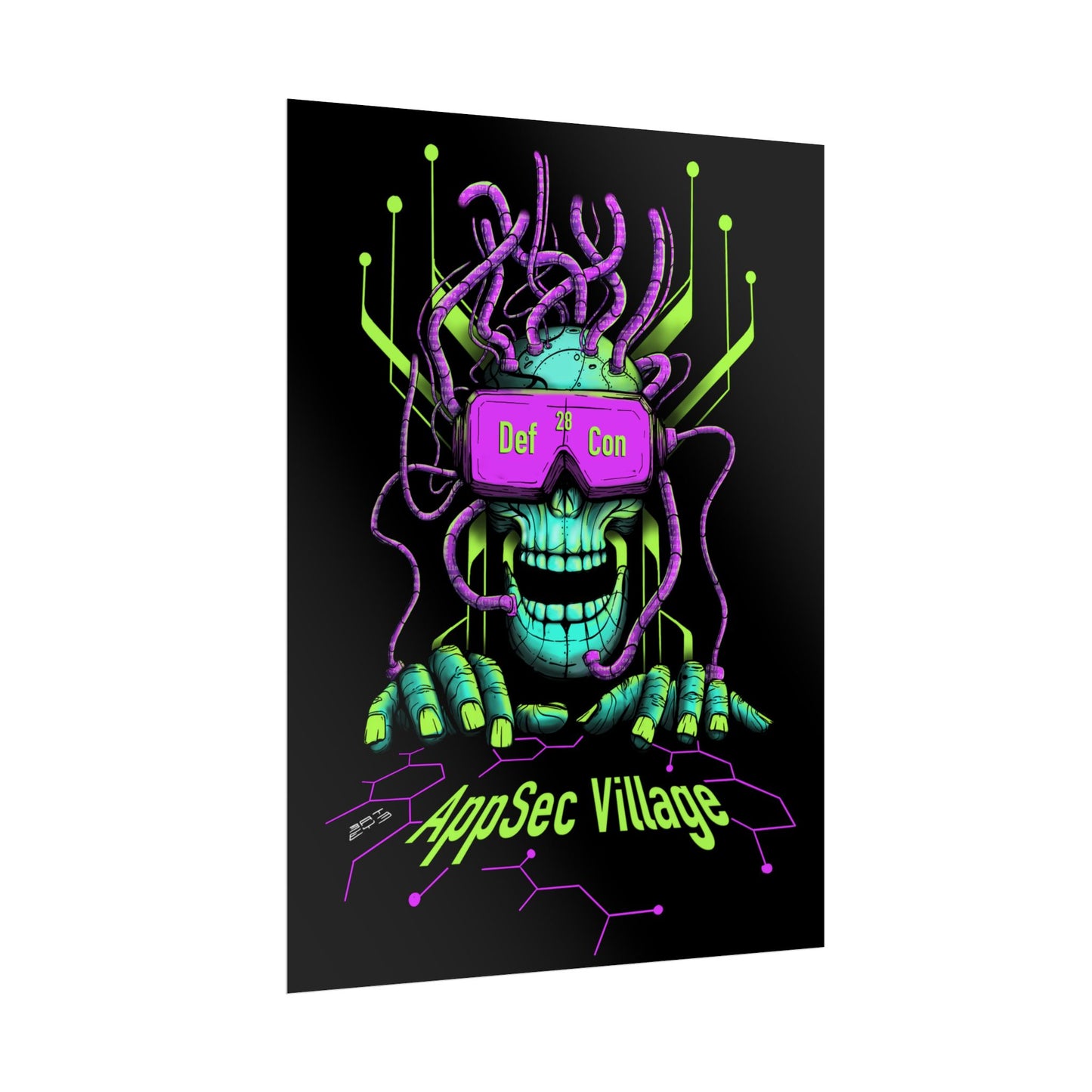 AppSec Village @ DEF CON 28 Art Poster